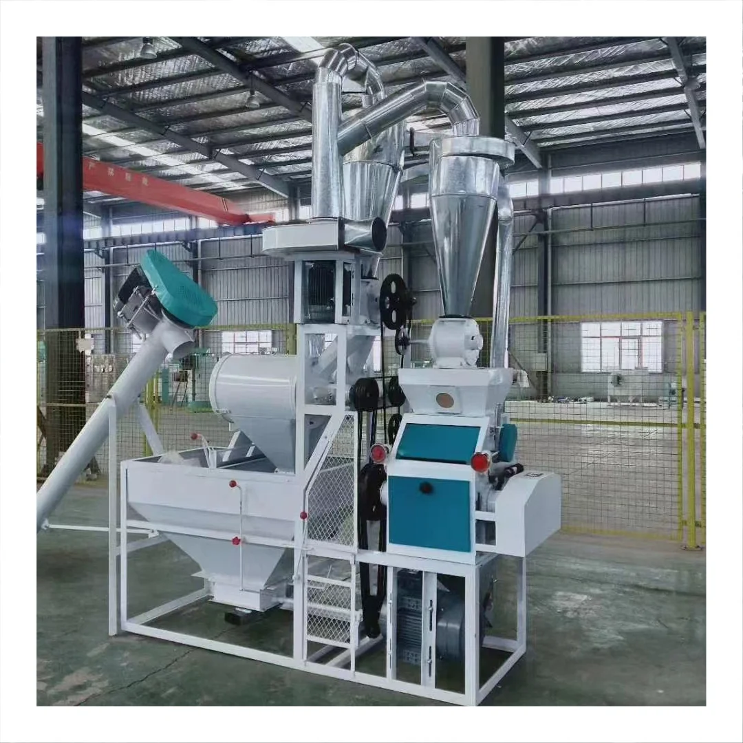 Industrial Factory Supply Small Scale Maize Corn Flour Mill With Good Price