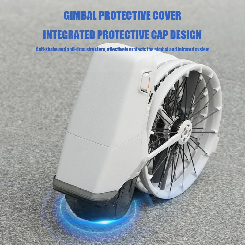 VOLODYMYR Lens Cap Gimbal Lock Cover for DJI Flip Drone Camera Protective Anti-Scratch Protector Shell Lens Fixer Accessory