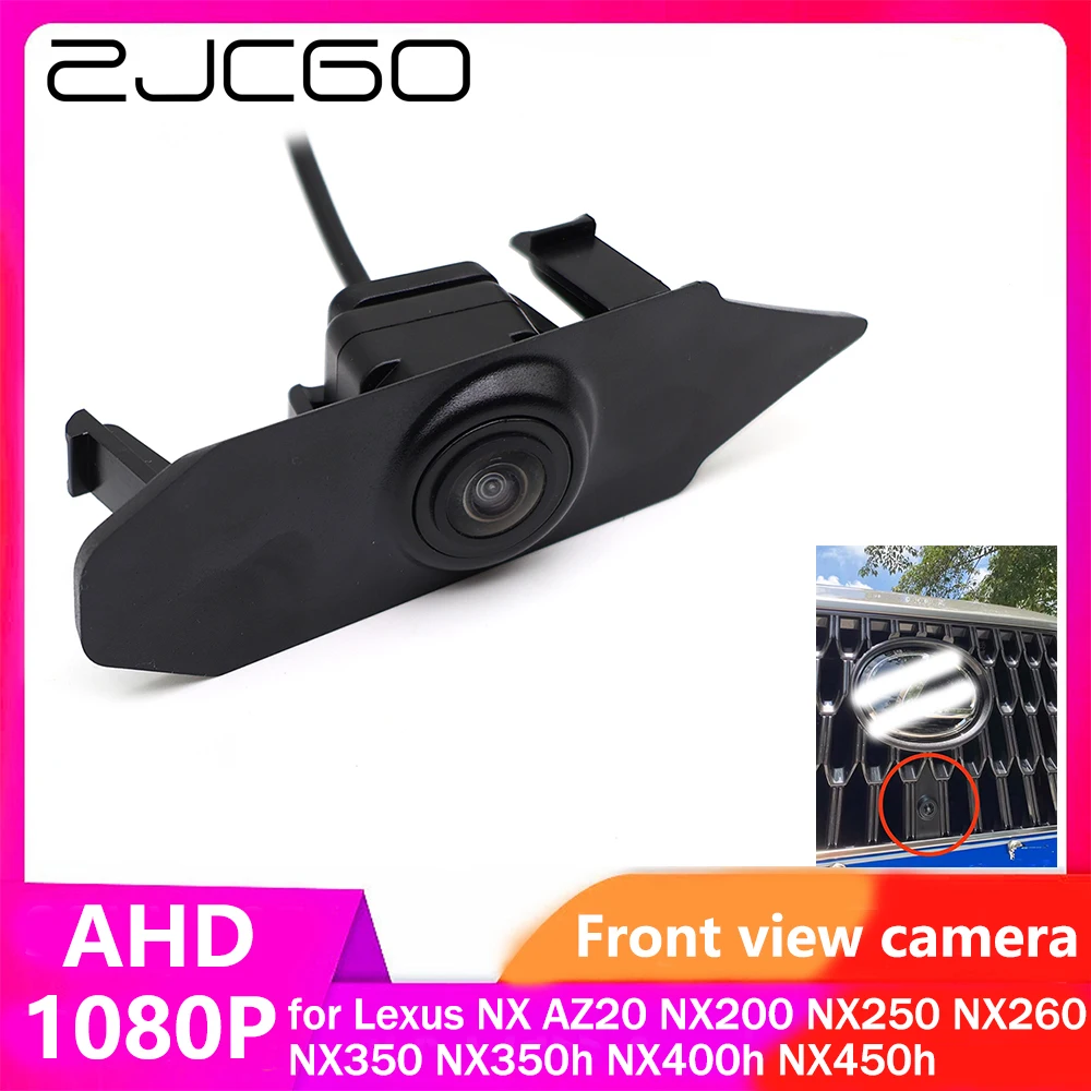 

ZJCGO AHD CVBS 1080P 170° Car LOGO Parking Front View Camera for Lexus NX AZ20 NX200 NX250 NX260 NX350 NX350h NX400h NX450h