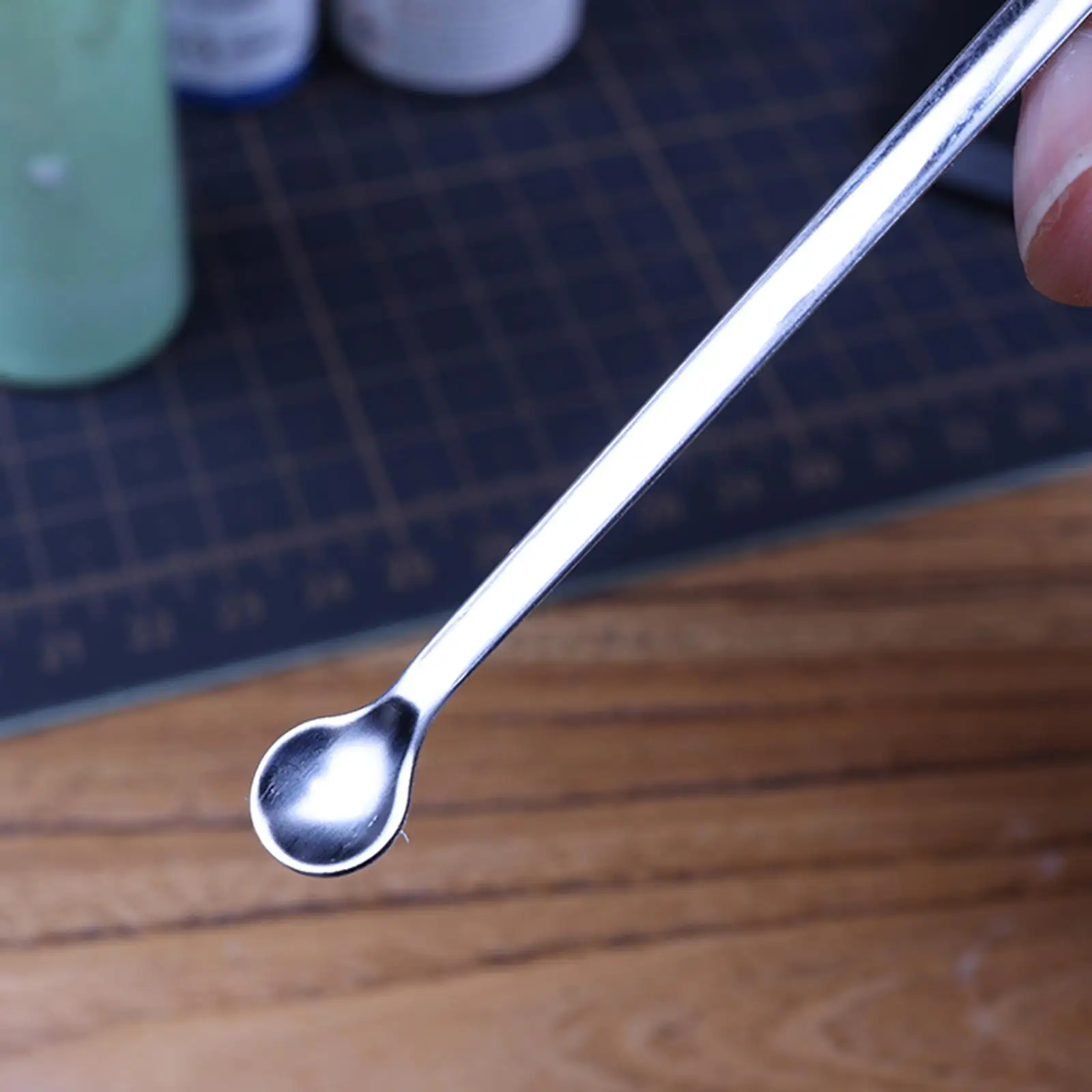 2 Pieces Paint Stirrer Stainless Steel for Small Scale Model Hand Painting