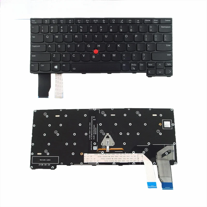 

A+for Lenovo ThinkPad X13 Gen 2 US Keyboard Backlit 5N21A21734 5N21A21808 5N21A21882