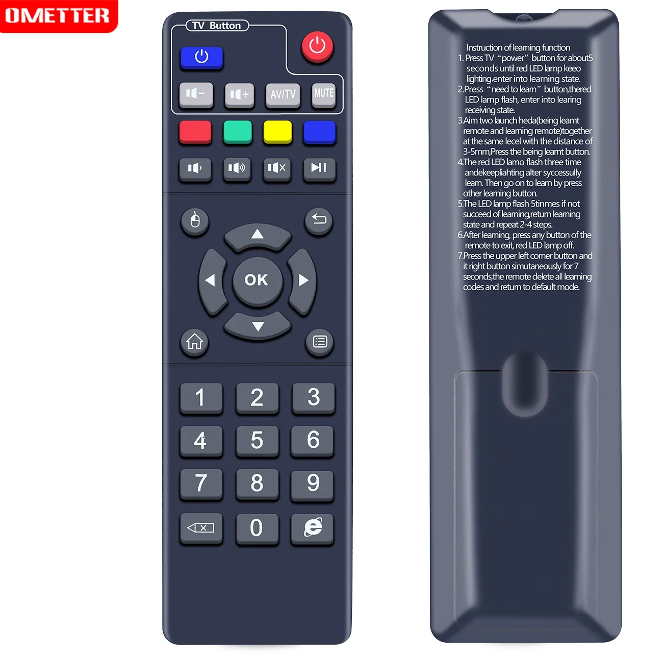 Accoona New Replacement TV Box Remote Control for EVPAD 3S 3 3Max Pro Pro+ Plus 2S TV Box