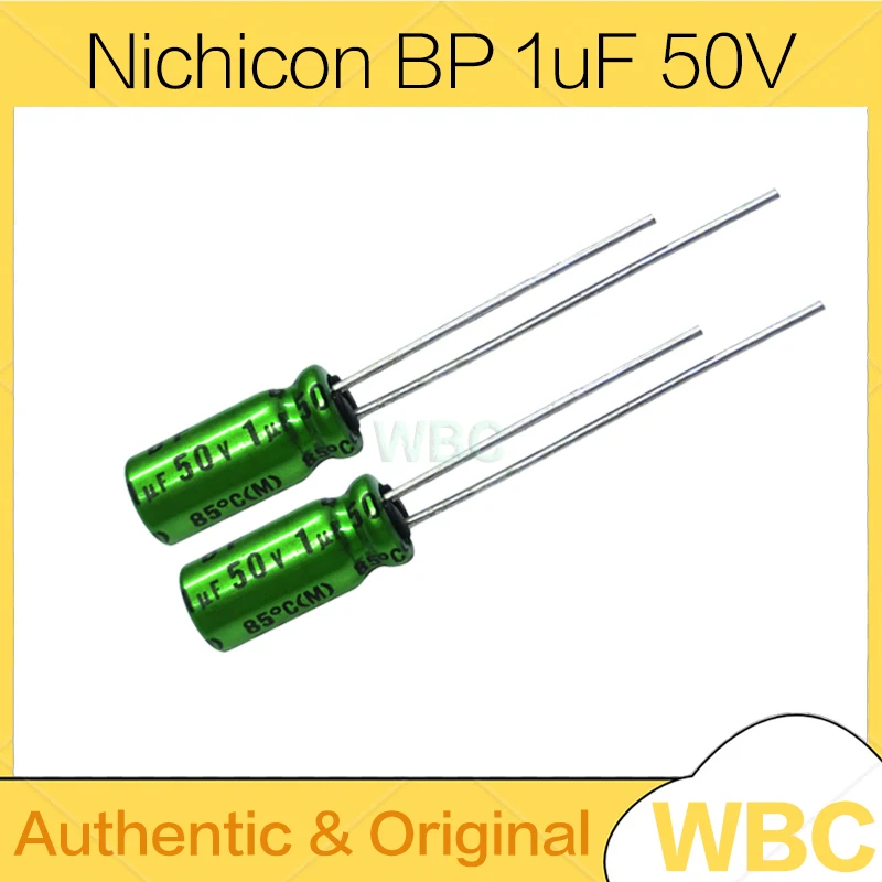 

1 мкФ 50 В NICHICON MUSE BP ES 5x11 мм 50 В 1 мкФ аудио конденсатор высшего класса неполярный неполярный биполярный