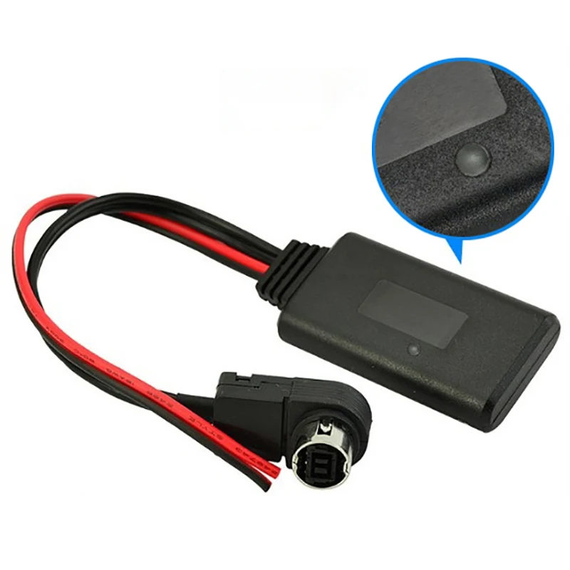 1Pc Bluetooth Aux Audio Adapter Cable For Alpine KCA-121B AI-NET CDA-9857 CDA-9886 CDA-117 JVC KS-U58 PD100 U57 U29