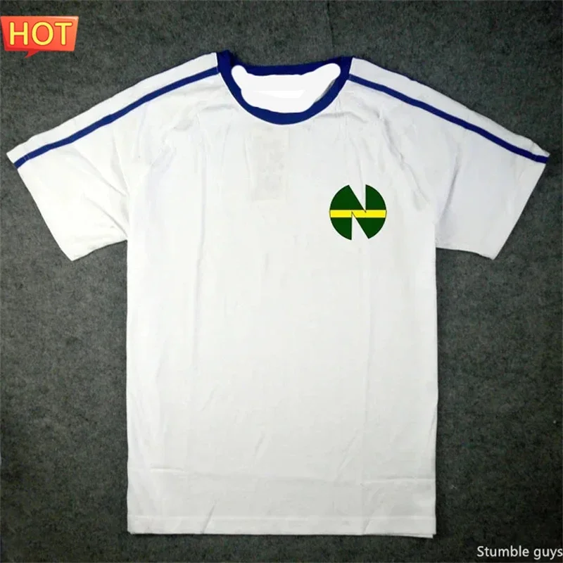 Anime Captain Tsubasa Nankatsu Fußballtrikot Herren Kleidung Jungen T-Shirt Kinder Cosplay Kurzarm Rollenspiel T-Shirt