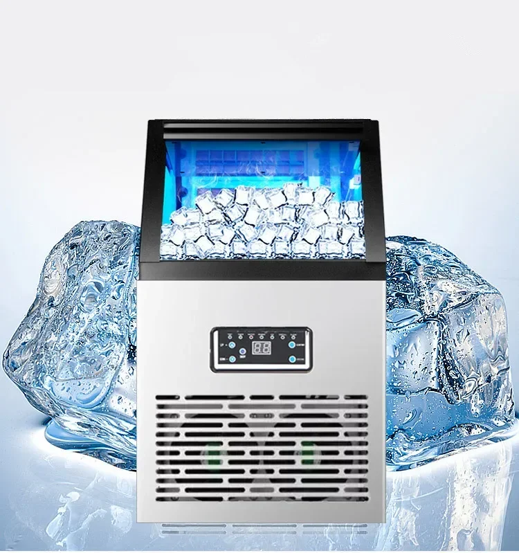 Portable Mini Machine Cube Ice-making Machine Commercial Ice Maker 40kg