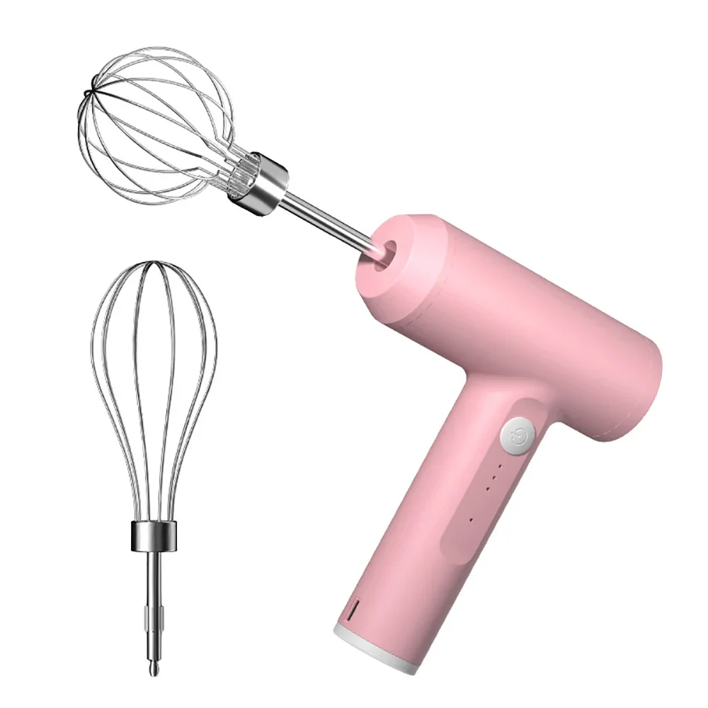 1pcs Electric Whisk Whisk Stirring Mix Cake Baking Handheld Mixer Automatic Whisk Kitchen Baking Cooking Tools