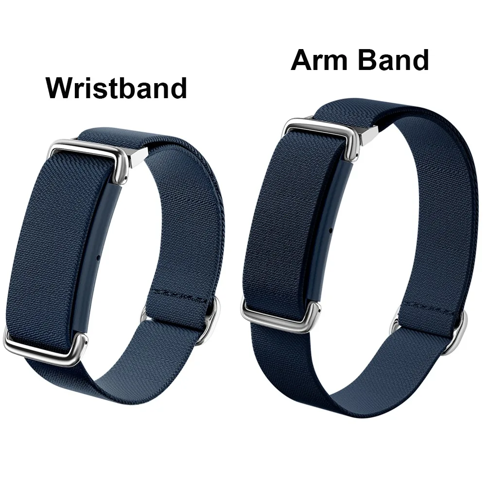 High Quality Nylon Sport Band Loop Adjustable Arm Band Breathable Soft Replacement Wristband for Google Fitbit Air for Men Women