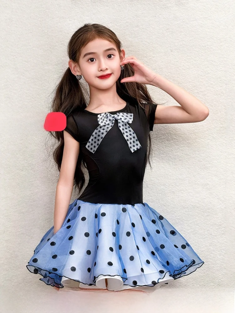 traje-de-practica-de-baile-latino-para-ninas-estilo-princesa-manga-corta-cuello-redondo-falda-con-diseno-de-espina-de-pes