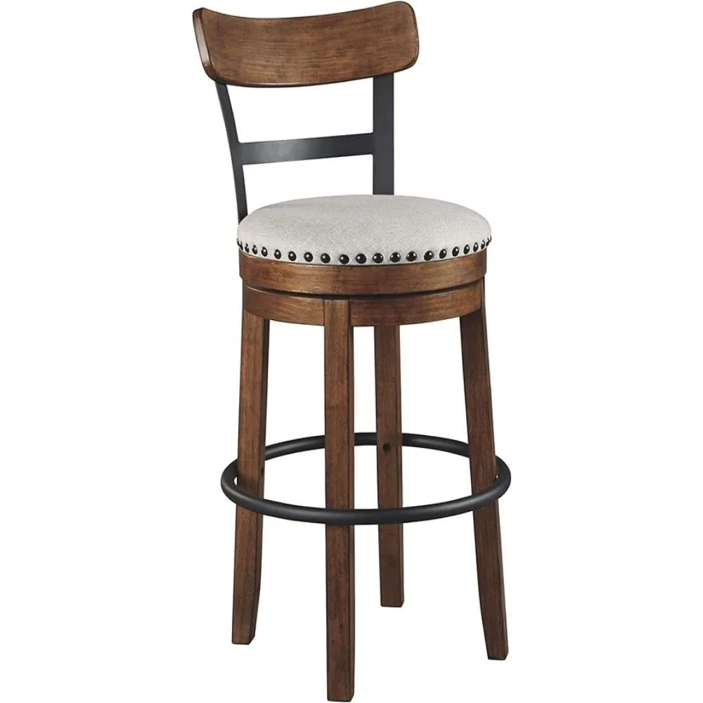 Bar stool signature design 30" Farmhouse Bar Height Bar Stool, Brown