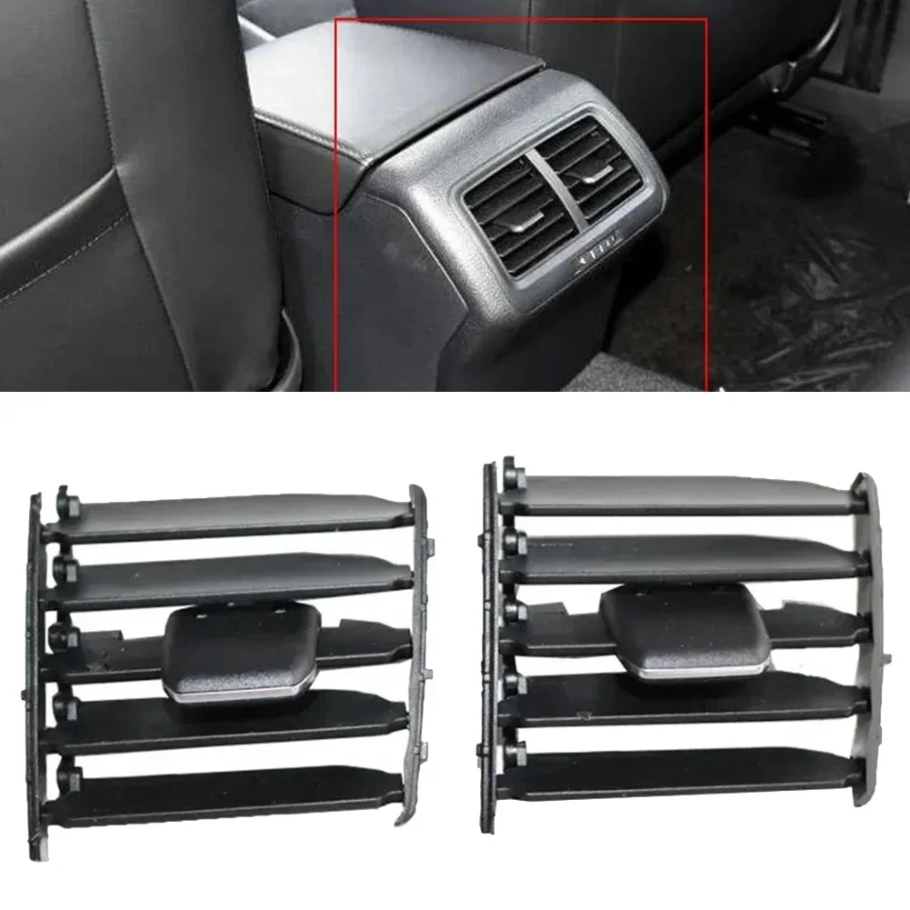 

Black Armrest Center AC Air Vent Grill Folding Clip Trim 5GG819203 For Golf 7 7.5 MK7 MK7.5 2013-2020 Rear AC Air Condition Clip