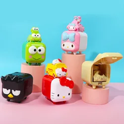 Funny Vehicle Family Series MINISO Kuromi PomPomPurin Hello Kitty Keroppi Badbadtz Maru Action Figure Toys Doll Kids Girls Gifts