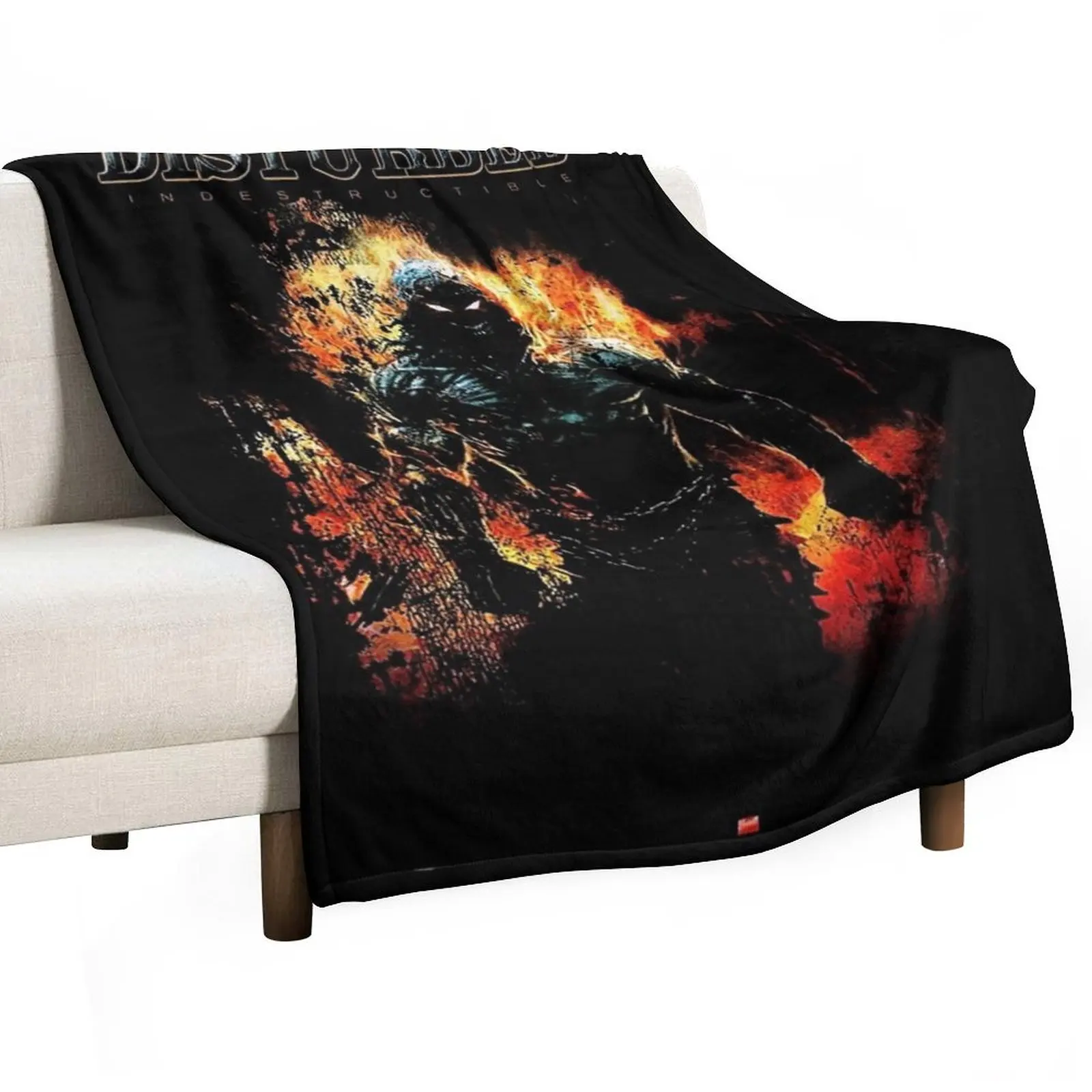 

Disturbed logo Throw Blanket Personalized Gift sofa bed Blankets