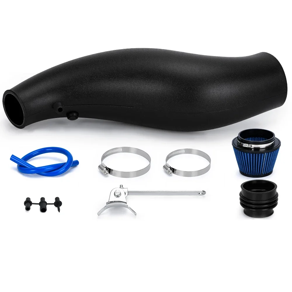 Plastic Air Intake Pipe for Honda Civic 92-00 EK EG with Air Filter Intake Pipe Black Red Blue Carbon Fiber