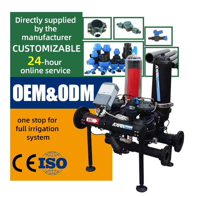 

Agriculture Equipment and Tools H Type Automatic Drip Irrigation Self Cleaning Disc/screen Water Filter Machine