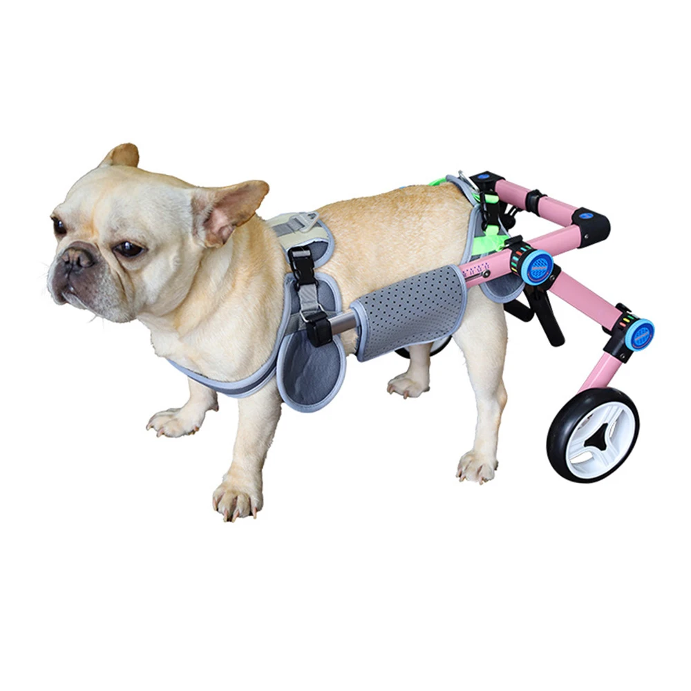 

Dog Wheelchair For Hind Legs Rehabilitation Wheelchair For Back Legs Adjustable Pet Dog Wheelchair 0-60KGS Dog Lightweight