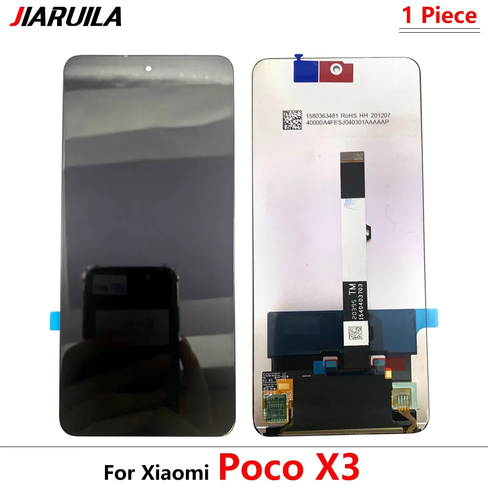 Layar LCD Poco F1 M3 X3 Pro X3 GT, rakitan Digitizer layar sentuh tampilan LCD Pocophone F1