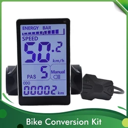 UART2 M5 24V 36V 48V Electric Bicycle Colorful Display E Scooter LCD Panel With USB UART For Mountain Electric Bike Parts (6PIN)