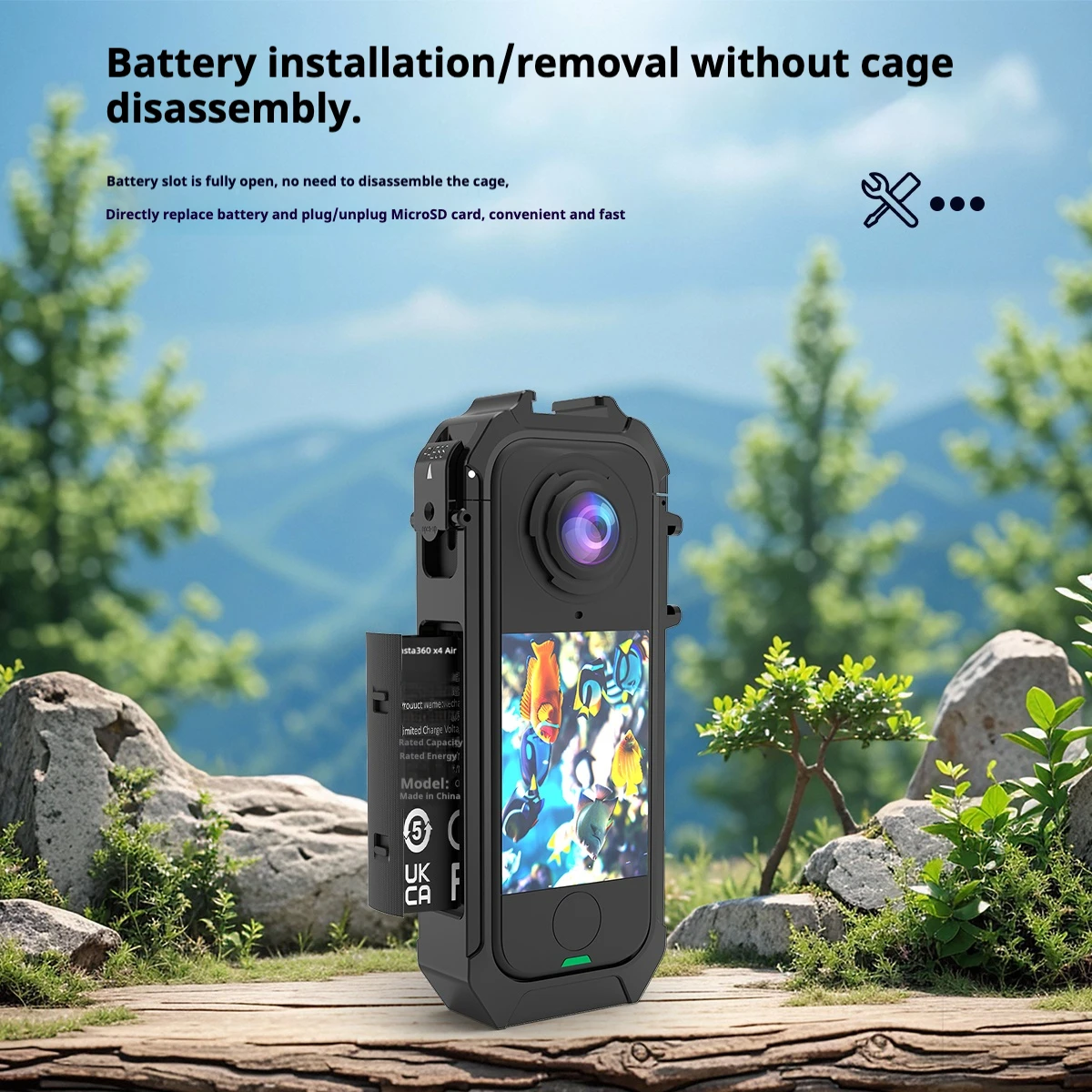 Rangka PC untuk Insta360 X4 Ai - Insta360 Camera X4 ulasan dan harga