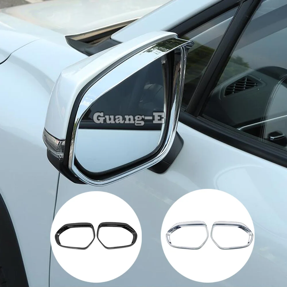 

Side Rearview Mirror Eyebrows Trim Covers Car Styling Exterior Accessories Decoration 2PCS For Toyota Camry 2015 2016 2017