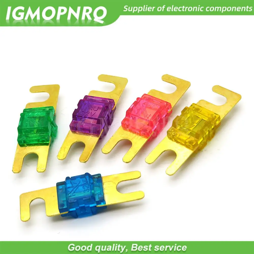 ANL Gold Plated Stud Car Fuses Mini Car Stereo Audio AFS Fuse 20A 30A 40A 50A 60A 70A 80A 100A 125A 150A 32V Auto Fuse Fuses Hot