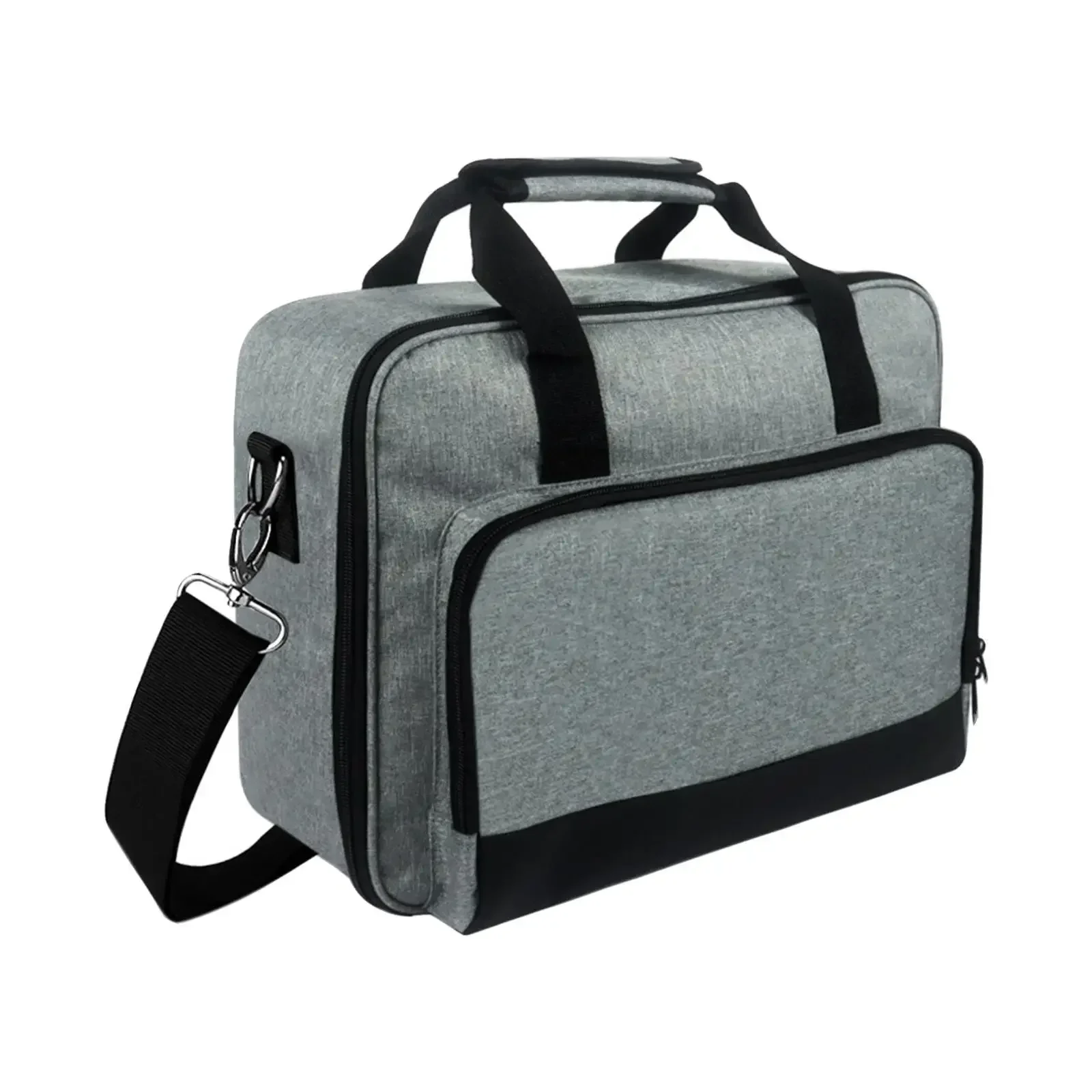 Portable Grey Projector Storage Bag Case Universal Carrying Bag Travel Storage Organizer for Projectors and Accessories