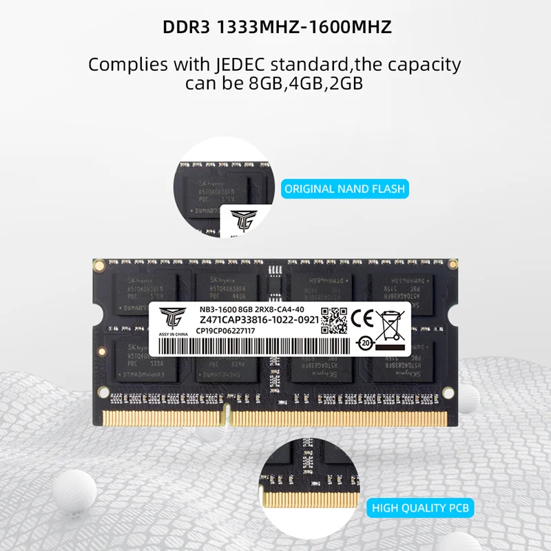 لاب توب سوديمم رام ، نوت بوك ، DDR3L ، 16 جيجا بايت ، 8 جيجا بايت ، 4 جيجا بايت ، 32 جيجا بايت ، ذاكرة ،