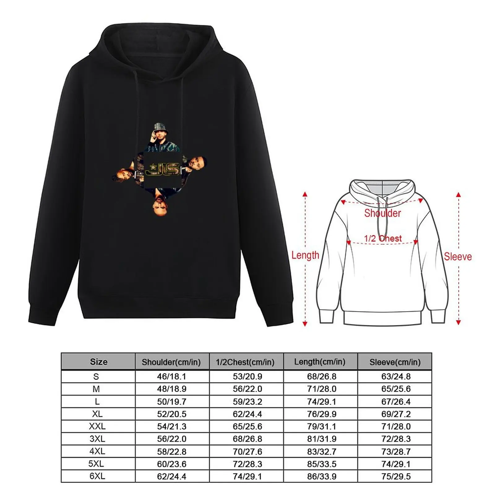 Jls Hoodie men clothes korean autumn clothes anime clothes autumn big size hoodie