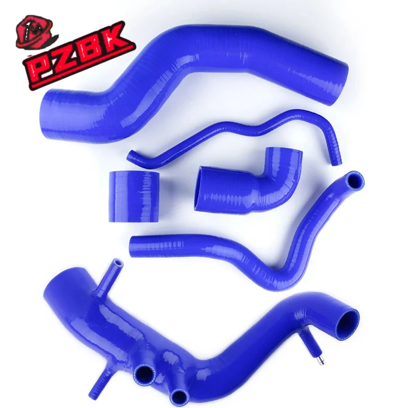 6PCS Silicone Turbo Intake Hose Pipe Tube Kit FOR VW Golf IV BORA 1.8T