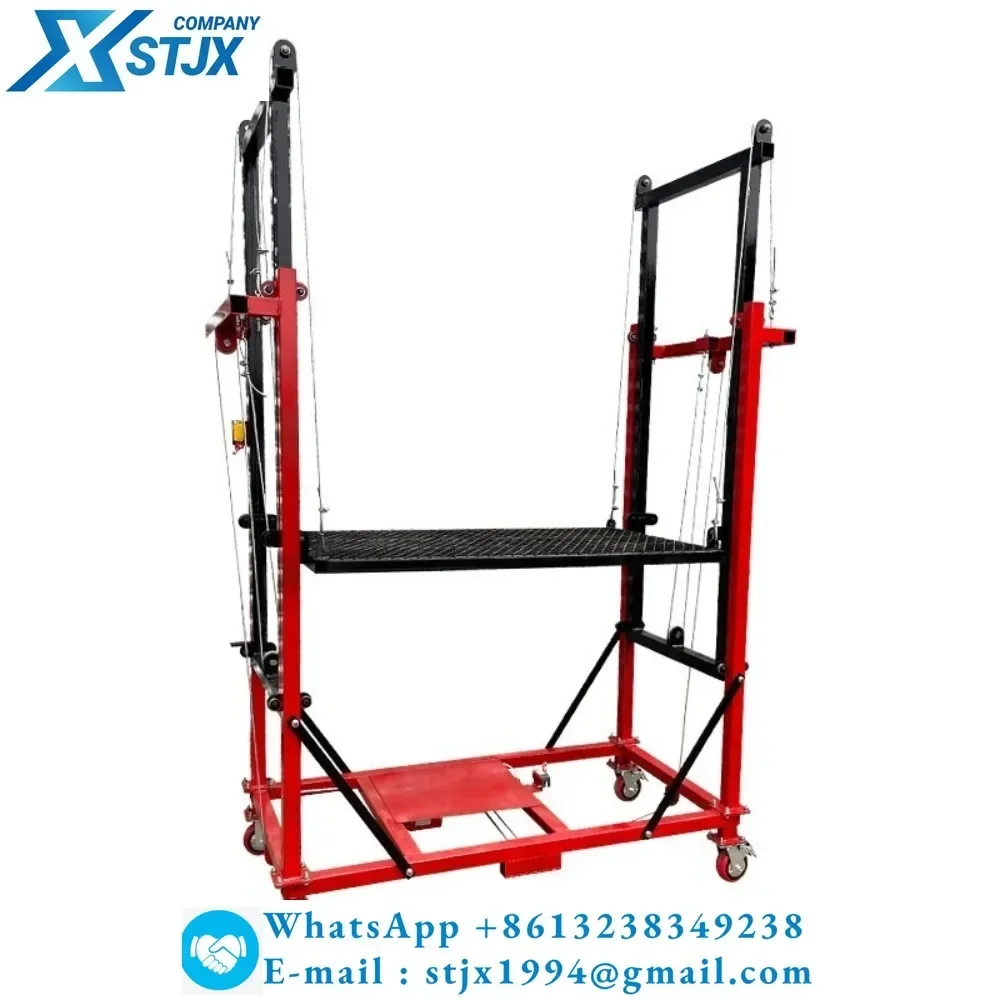 Mobile electric scaffolding lifting platform hoist automatic remote control