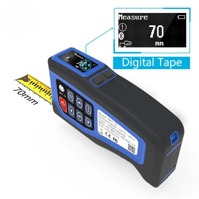 MonolithIoT barcode scanner and Volume Measure Digital Tape measure digital measurement