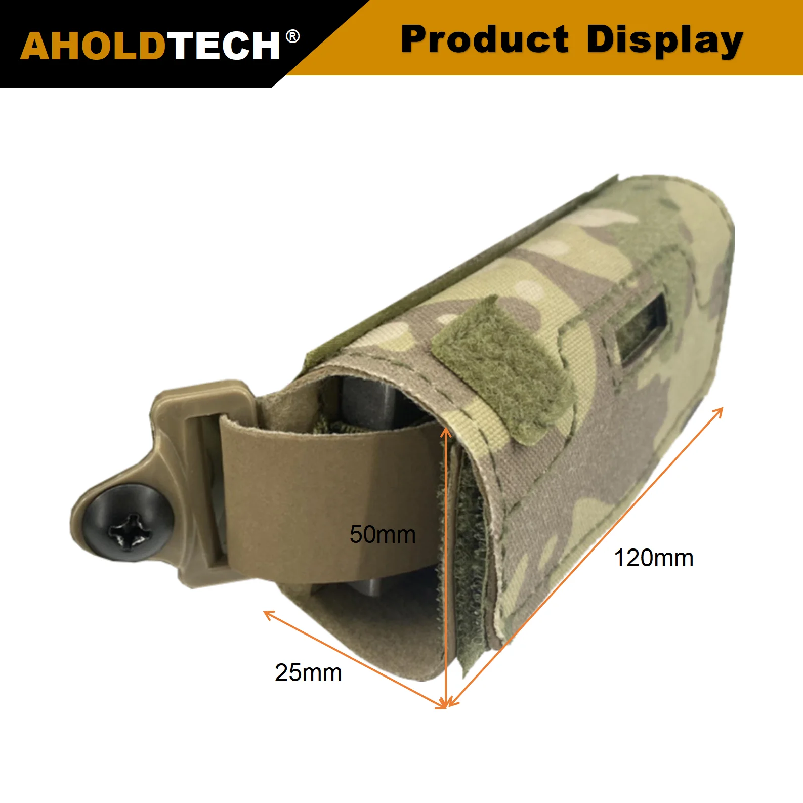 Aholdtech Helmet Counterbalance Weight Bag NVG Battery Pack Counterweight Pouch with Four Counter Blocks for FAST MICH Helmet