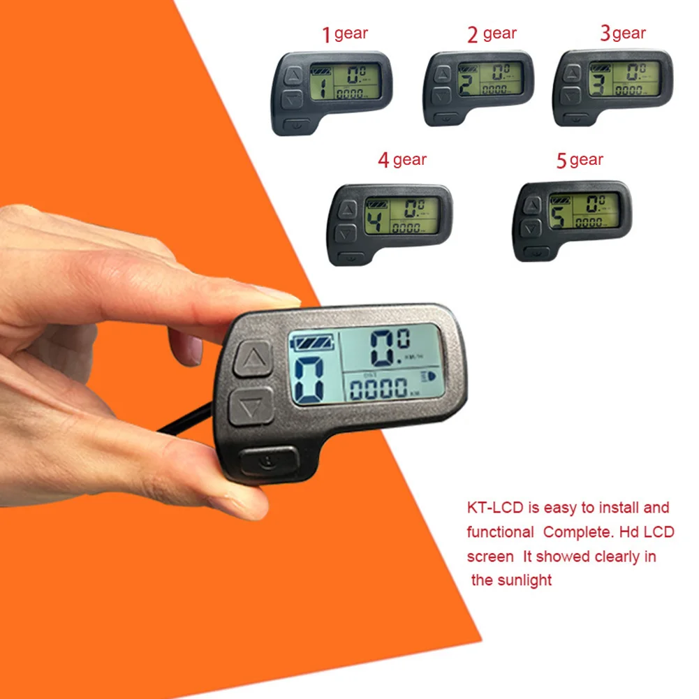 

ЖК-дисплей для электровелосипеда, приборная панель для KT-LCD11 36В/48В, водонепроницаемый разъем, запчасти и аксессуары для скутеров