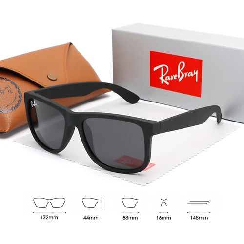 Imagen 2 del producto RareBray gafas de sol polarizadas de marca de lujo de diseñador Retro gafas deportivas cuadradas resistentes para conducir y pescar UV400 gafas masculinas