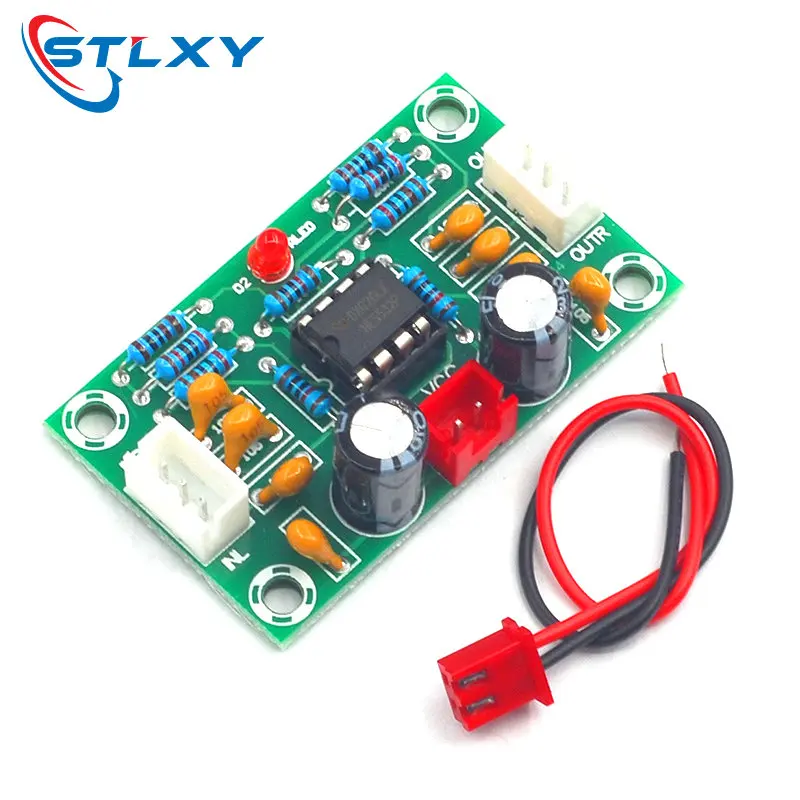 XH-A902 Audio Operational Preamplifier Board Module NE5532 Amplifier Front Panel Digital Tone Board Wide Voltage