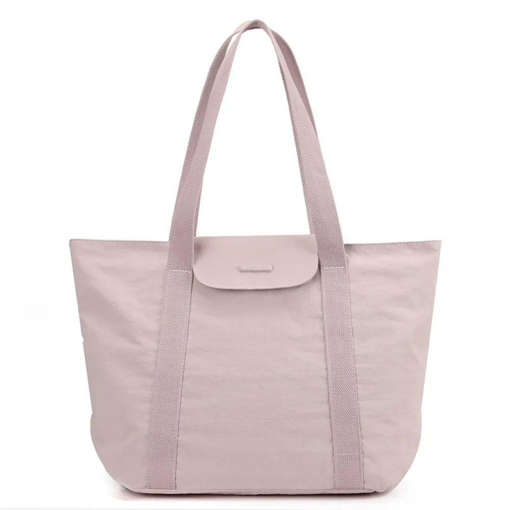 

Модная нейлоновая сумка через плечо, большая вместительная однотонная дорожная сумка-тоут, износостойкий дорожный рюкзак двойного назначения