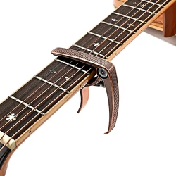 Portátil capo guitarras ukulele braçadeira acústica elétrica parte acessórios úteis afinação clipe de guitarra peças acessórios