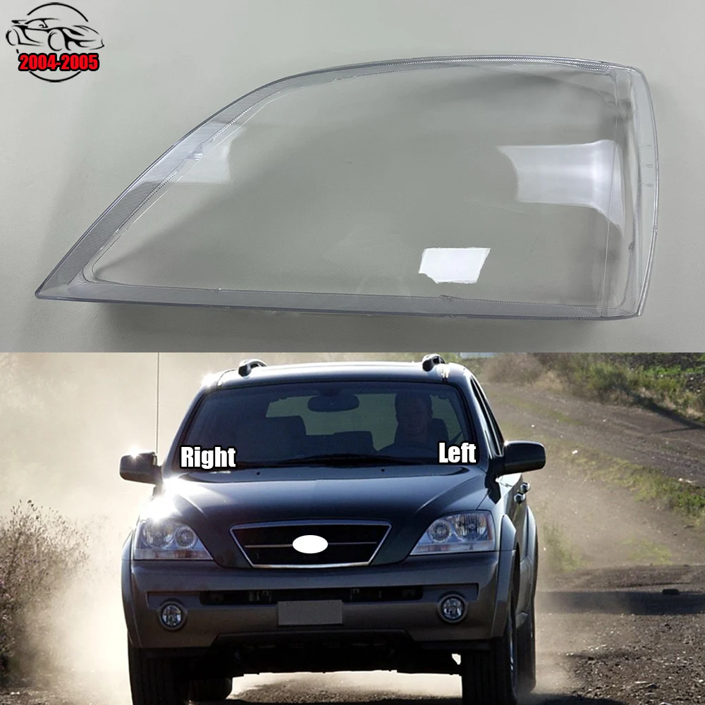 

For Kia Sorento 2004 2005 Front Headlamp Lamp Cover Headlight Shell Transparent Lens Replace The Original Lampshade Plexiglass