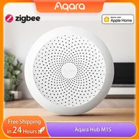 Newest Aqara Hub M1S Smart Hub Gateway Wireless Zigbee 3.0 Wifi RGB LED Night Light Remote Control For Xiaomi Mijia Homekit APP