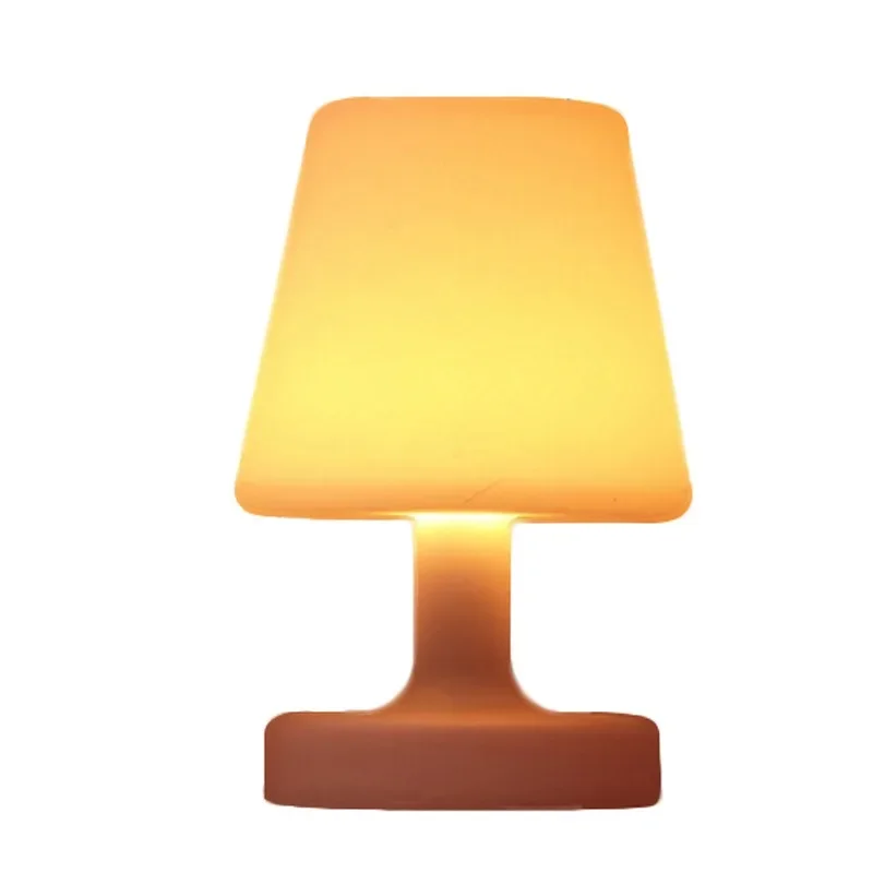 

LED small table lamp rotational molding color light atmosphere light USB charging night