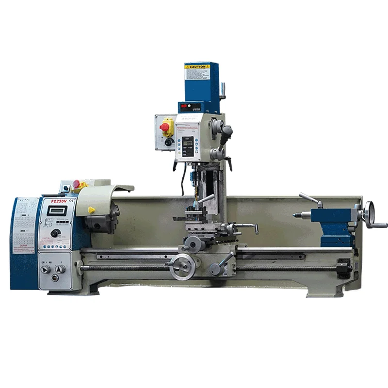 

FC250 mini milling manual hobby metal lathe machine milling drilling bench lathe