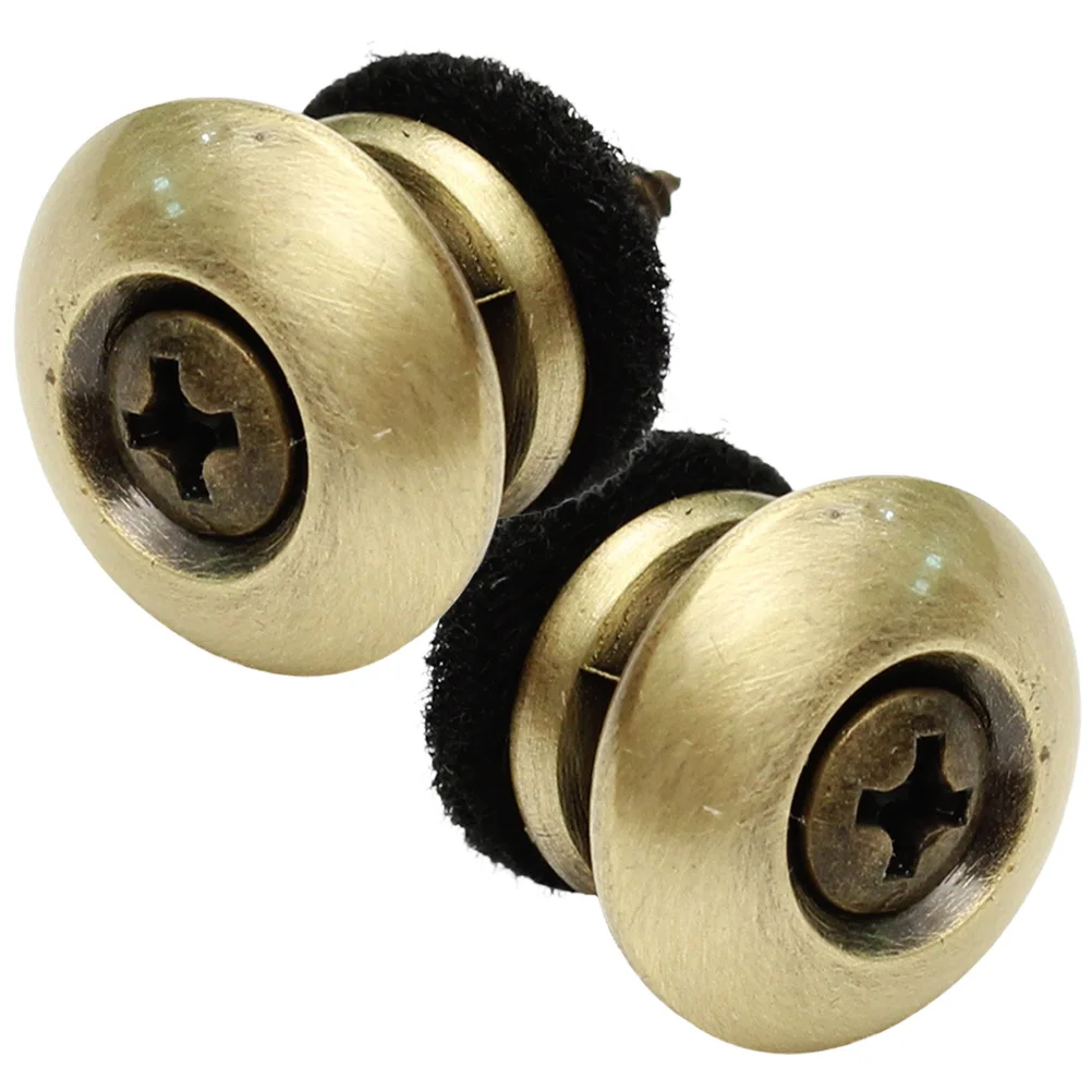 

2Pcs Guitar Strap Locks End Pins Iron Fasteners for Acoustic Electric Guitar Bass Ukulele Non-Slip Secure Fit Lock Strap