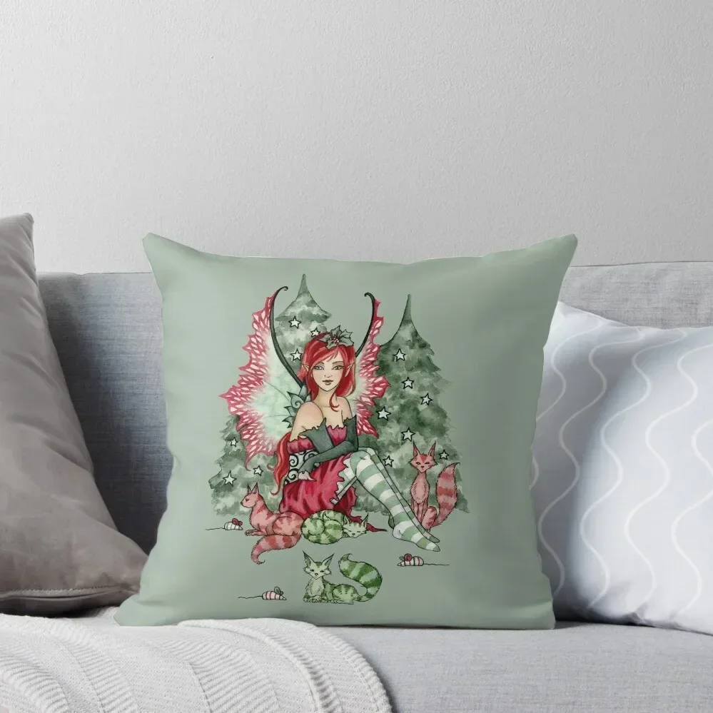 

Christmas Cats Throw Pillow Decorative Cushions Decorative Cushion Cover Cushion Child pillow