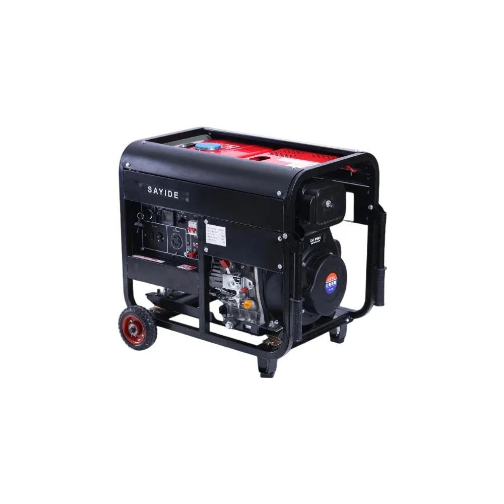 Portable Open diesel Generator Efficient 5.5kw-10KW 60hz Frequency 240V/220V/230V Rated Voltage Mobile Generator Open Frame