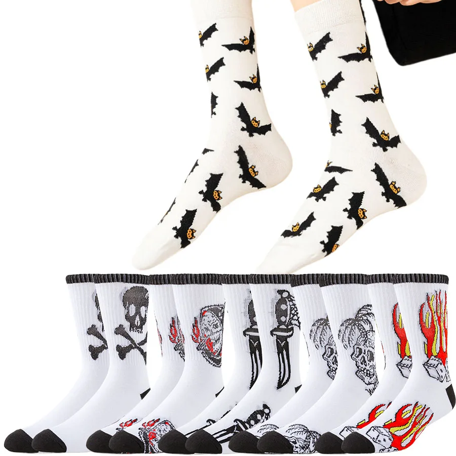 

Уличные модные носки Happy для мужчин и женщин, носки-трубочки в стиле хип-хоп, забавные новинки, модельные носки, дизайнерская прочная обувь с красочными принтами