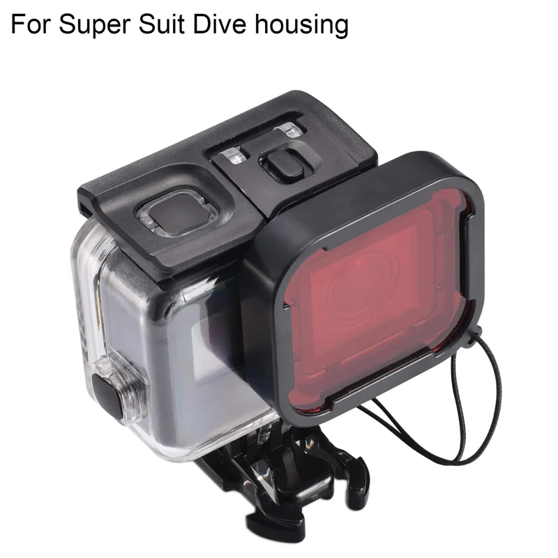 Waterproof Housing Filter Diving Underwater Filter Red Pink Lens Filters For GoPro Hero 7 6 5 Action Camera Accessories