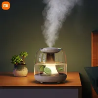 Xiaomi Mijia Usb Humidifier Transparent Water Tank Add Fruit Home Cute Ultrasonic Jellyfish Seven Color Night Light Humidifier