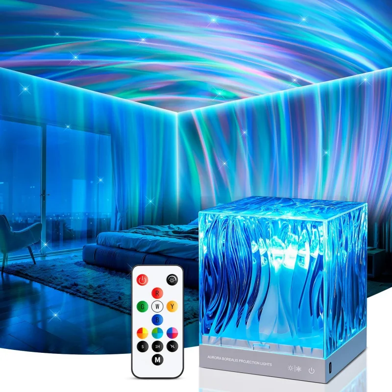 

Galaxy Projector Night Light 18Colors 162 Lighting Modes with Remote Timer Northern Lights Projector for Bedroom Kids Room Decor