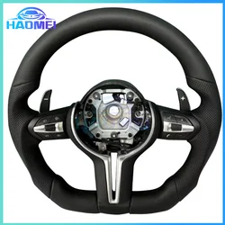 The Steering Wheel Suitable For Bmw F30 F10 F31 F20 E60 E90 Is Made Of Alcantara Material And Sports Steering Car Accessories