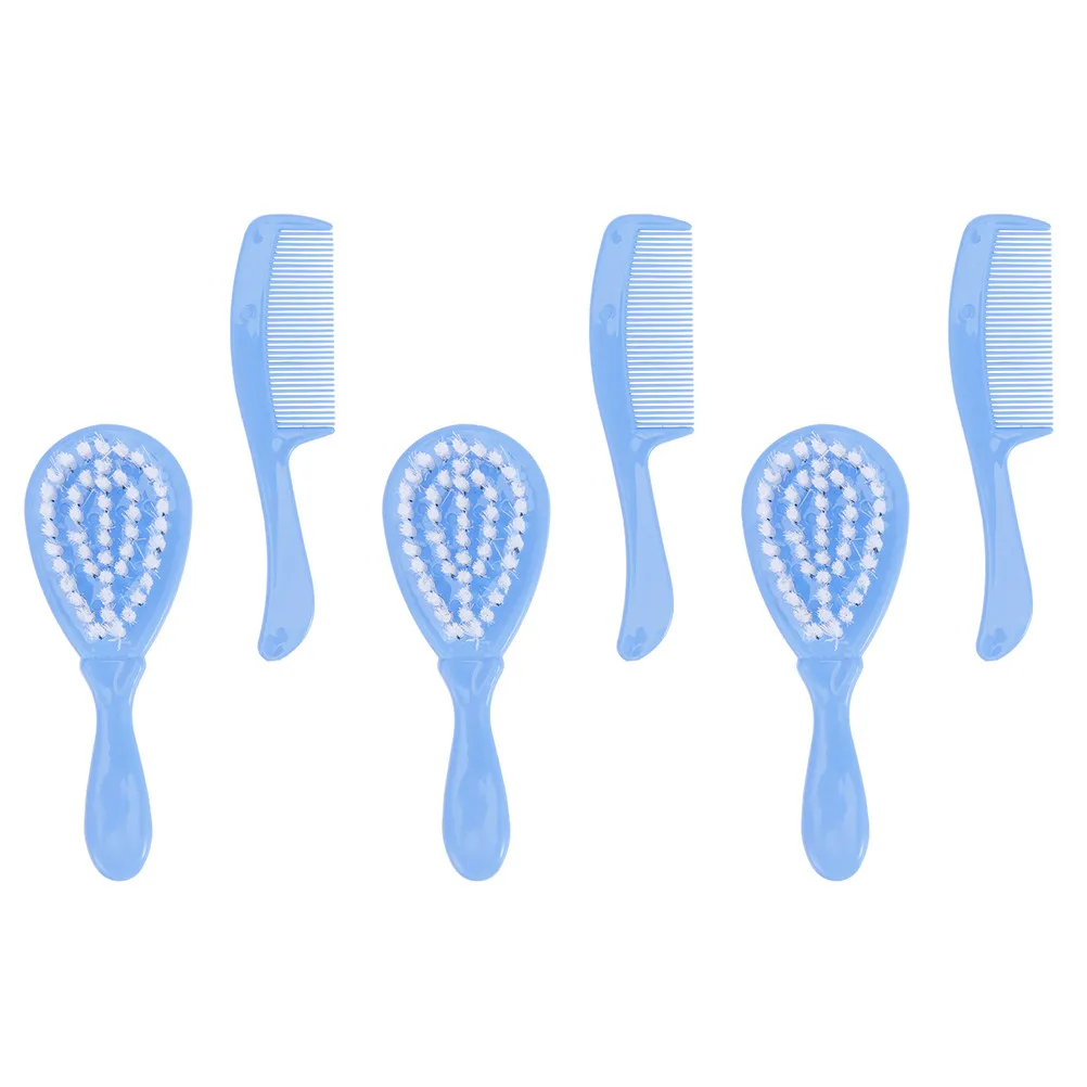 

Набор из 3 предметов: щетки для волос для младенцев, для очищения и массажа кожи головы, для мытья головы, для купания младенцев и детей, нежный отшелушивающий набор расчесок